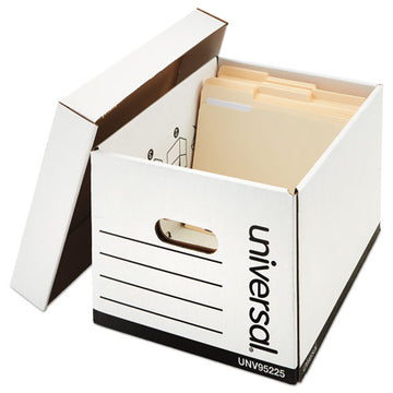 Universal® Professional-grade Heavy-duty Storage Boxes, Letter-legal Files, White, 12-carton freeshipping - TVN Wholesale